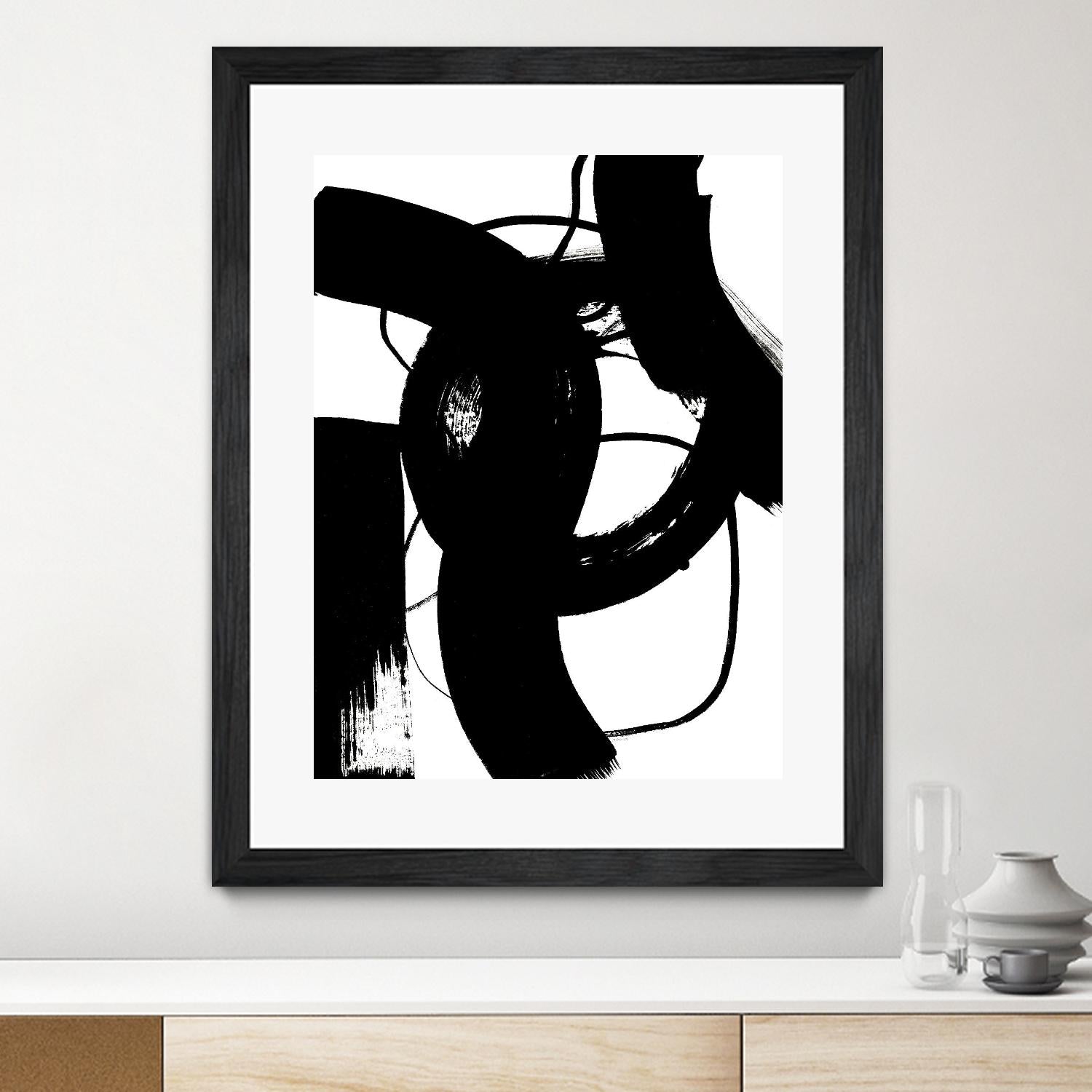 BlackThoroughfares II by Lanie Loreth on GIANT ART - white black & white 
