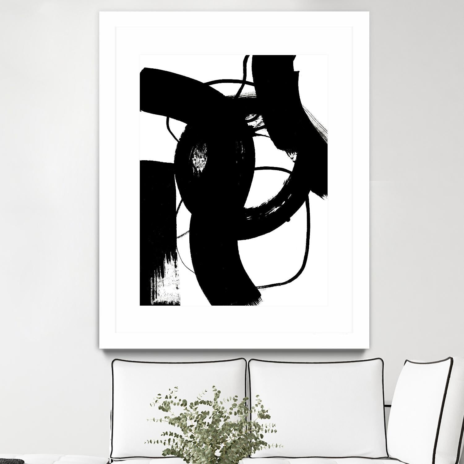 BlackThoroughfares II by Lanie Loreth on GIANT ART - white black & white 