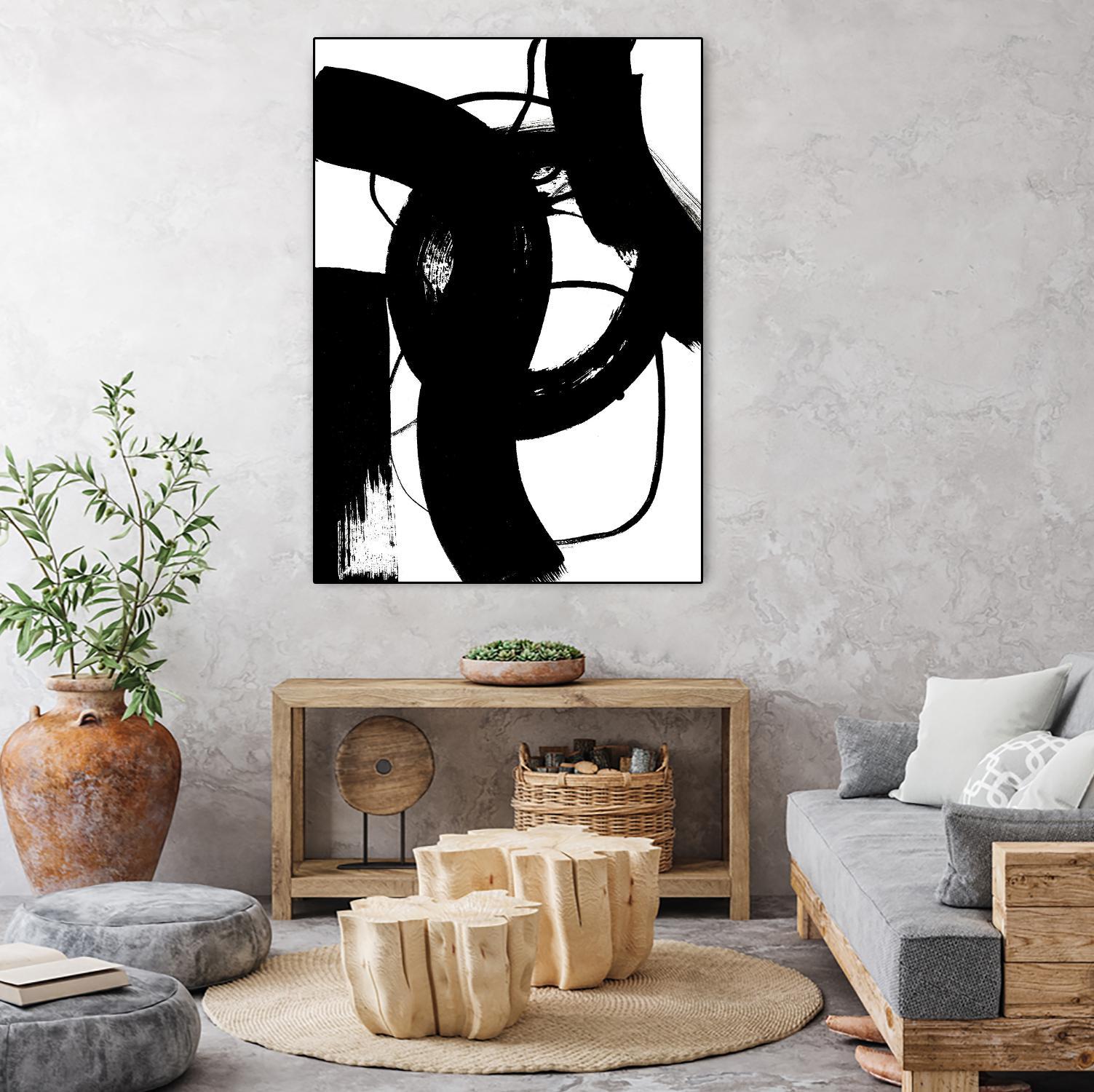 BlackThoroughfares II by Lanie Loreth on GIANT ART - white black & white 