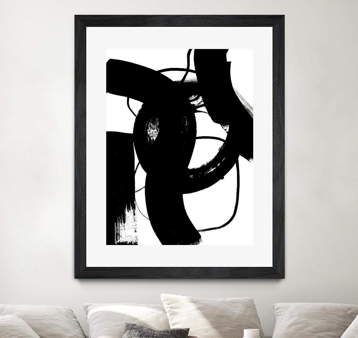 BlackThoroughfares II by Lanie Loreth on GIANT ART - white black & white 