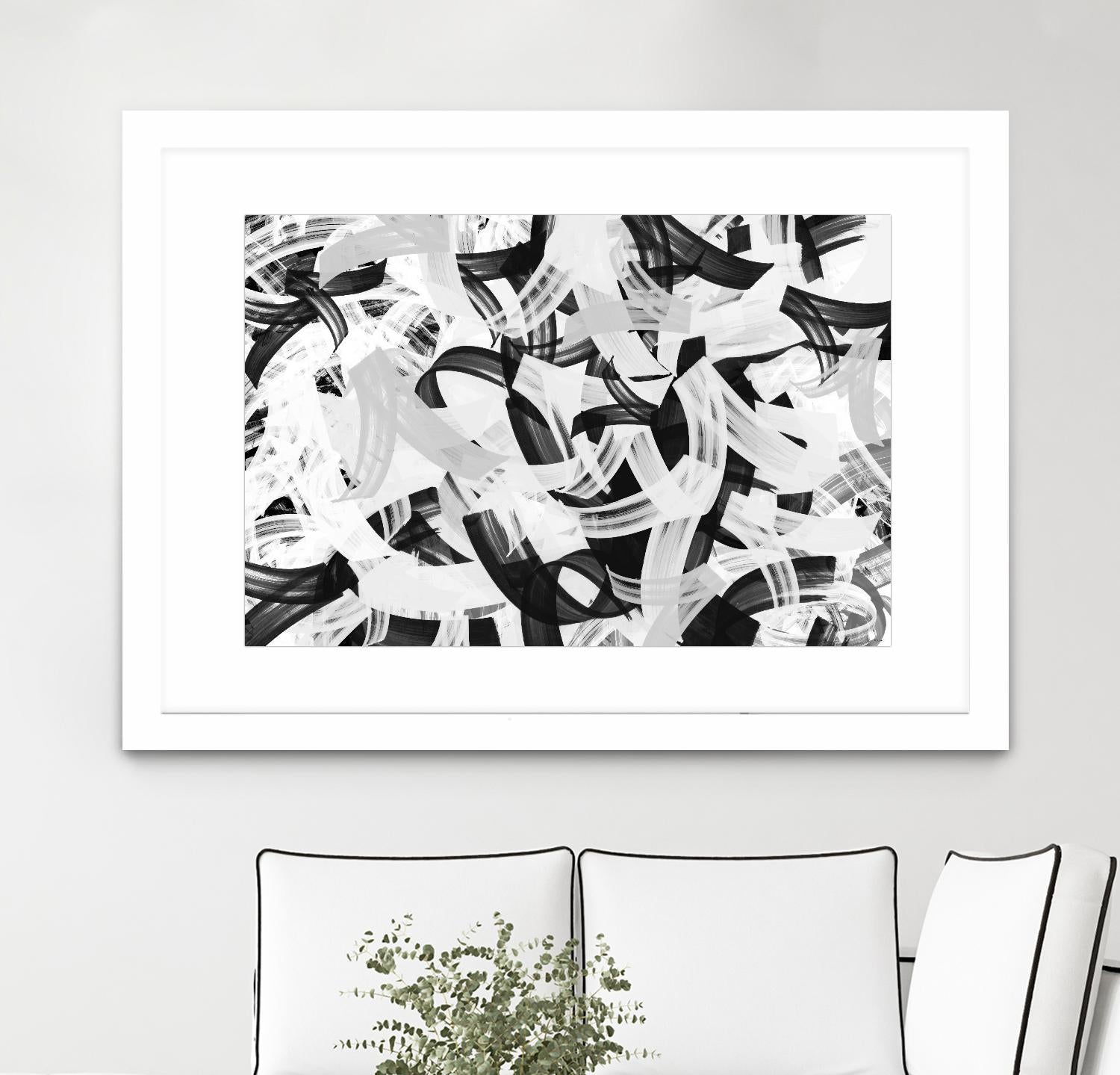 Mono-Magnum by Dan Meneely on GIANT ART - abstract 