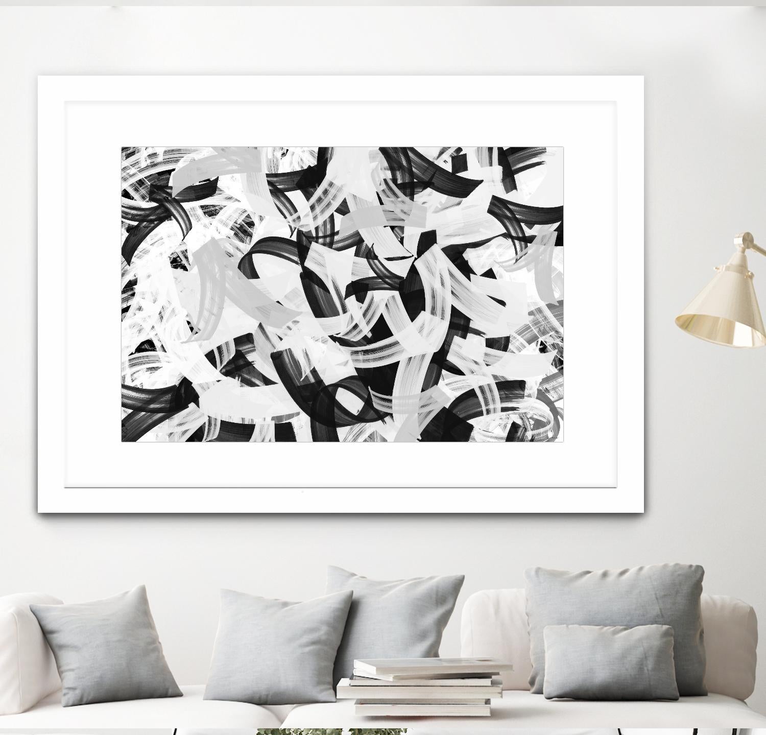 Mono-Magnum by Dan Meneely on GIANT ART - abstract 