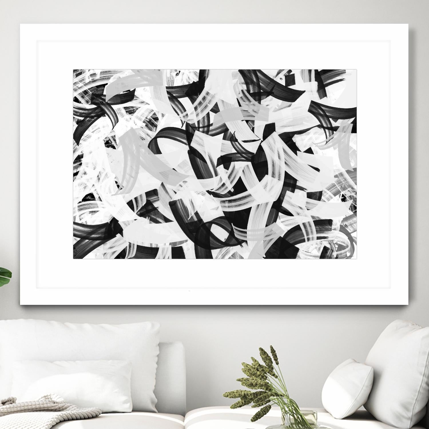 Mono-Magnum by Dan Meneely on GIANT ART - abstract 