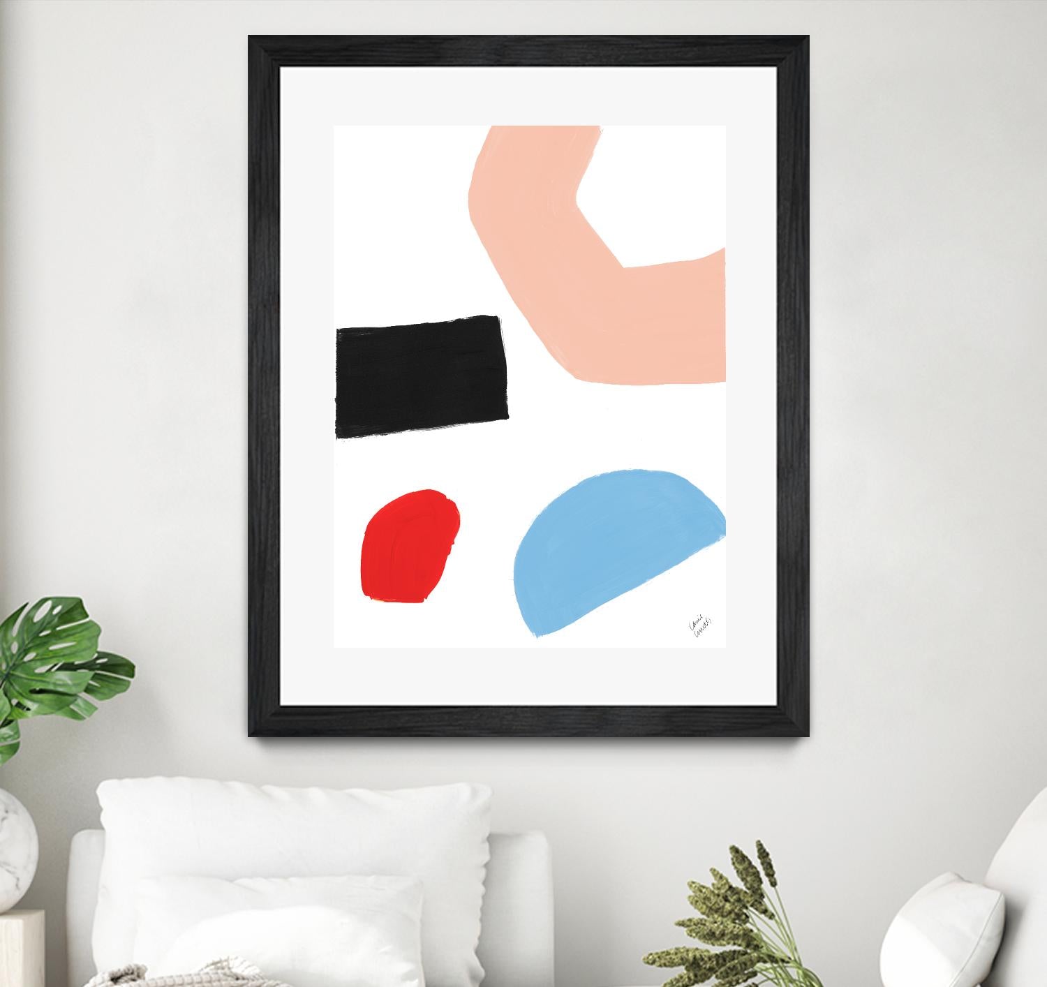 Bright Shape of Things II by Lanie Loreth on GIANT ART - multi abstract