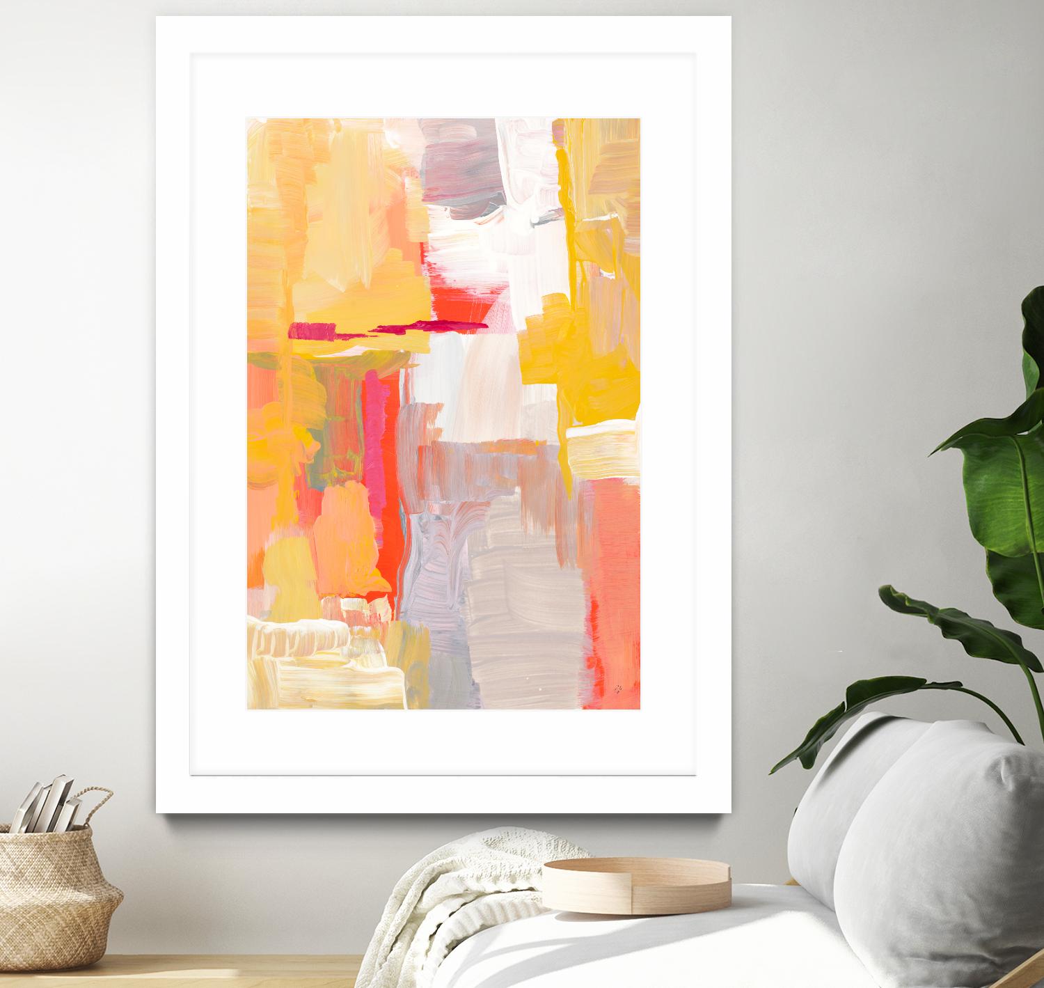 Joyful Morning by Lanie Loreth on GIANT ART - yellow abstract