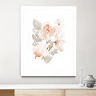 Peach Tranquil Florals II by Lanie Loreth on GIANT ART - peach floral