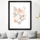 Peach Tranquil Florals II by Lanie Loreth on GIANT ART - peach floral