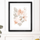 Peach Tranquil Florals II by Lanie Loreth on GIANT ART - peach floral