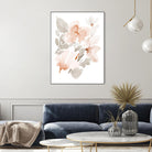 Peach Tranquil Florals II by Lanie Loreth on GIANT ART - peach floral