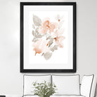 Peach Tranquil Florals II by Lanie Loreth on GIANT ART - peach floral