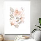 Peach Tranquil Florals II by Lanie Loreth on GIANT ART - peach floral