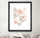 Peach Tranquil Florals II by Lanie Loreth on GIANT ART - peach floral