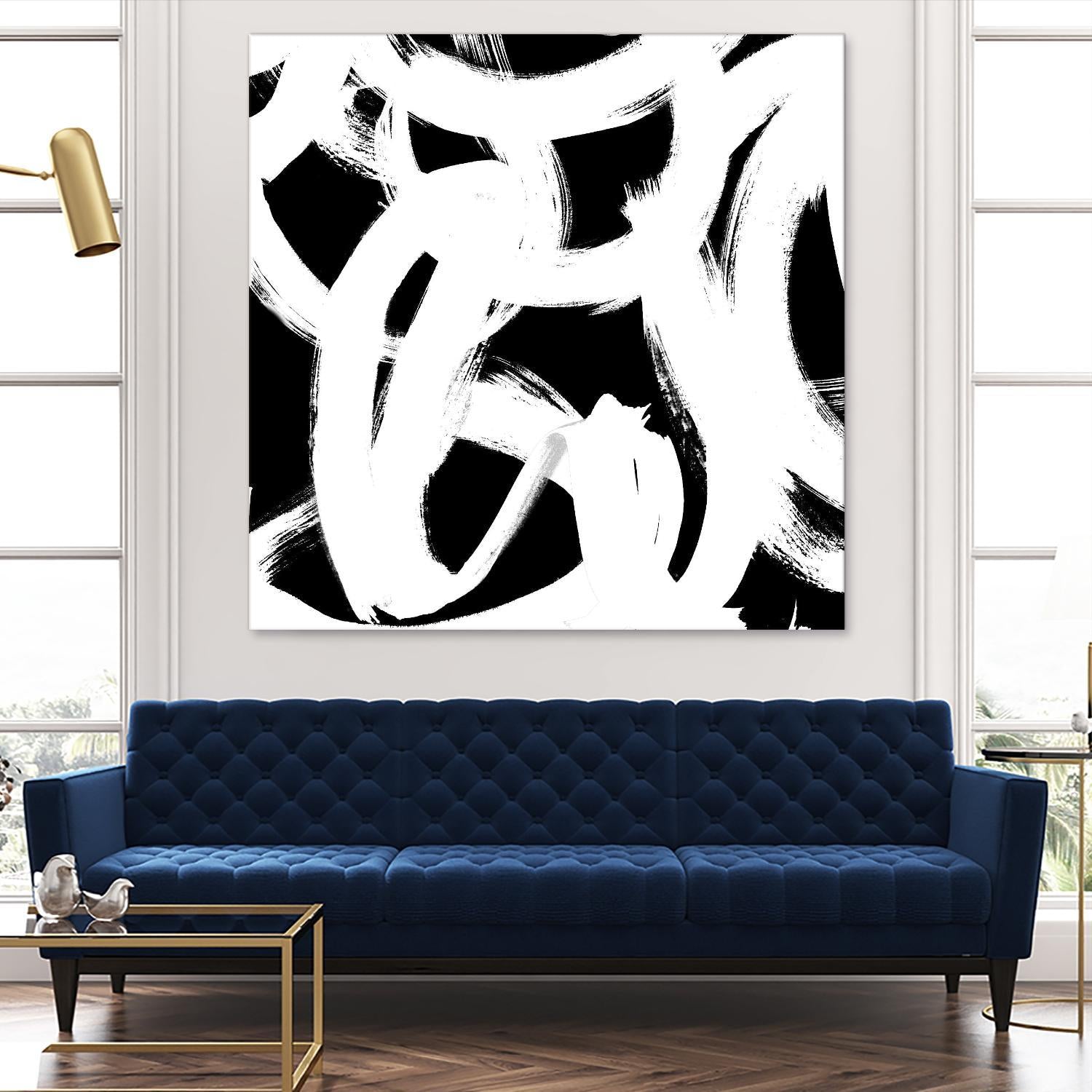 White Trails I by Emily Navas on GIANT ART - abstract 