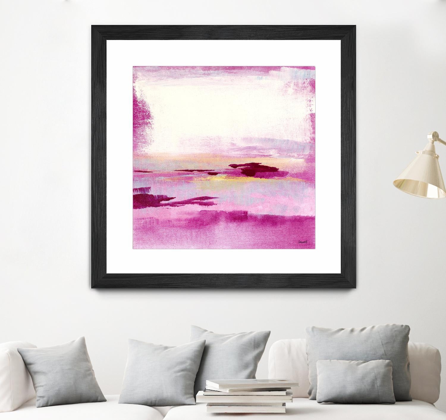 Dawn to Dusk by Lanie Loreth on GIANT ART - pink abstract