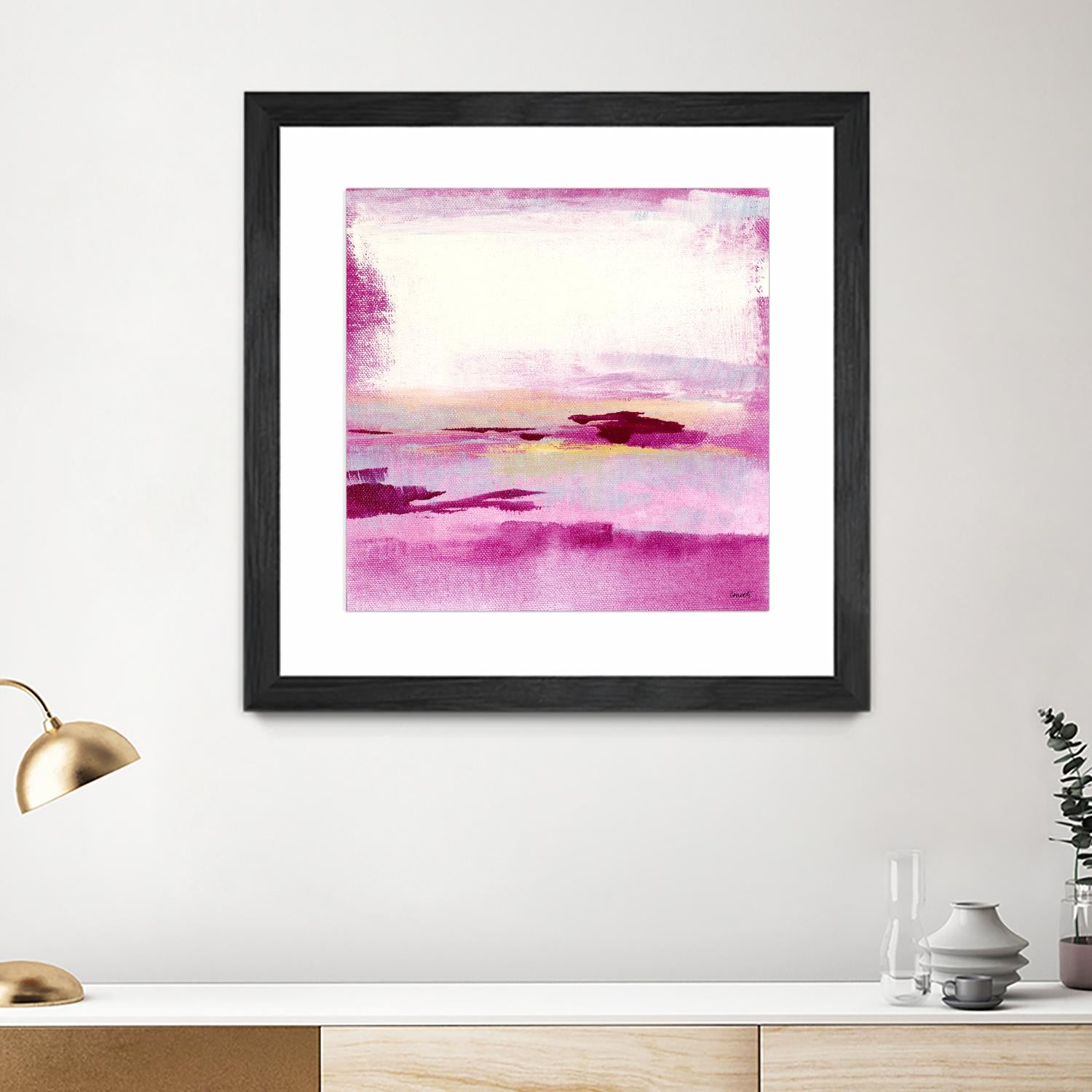 Dawn to Dusk by Lanie Loreth on GIANT ART - pink abstract