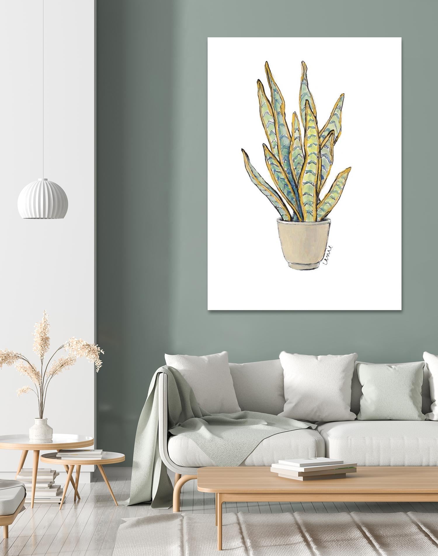 Mother In Law Plant in Pot by Lanie Loreth on GIANT ART - floral southwestern and western