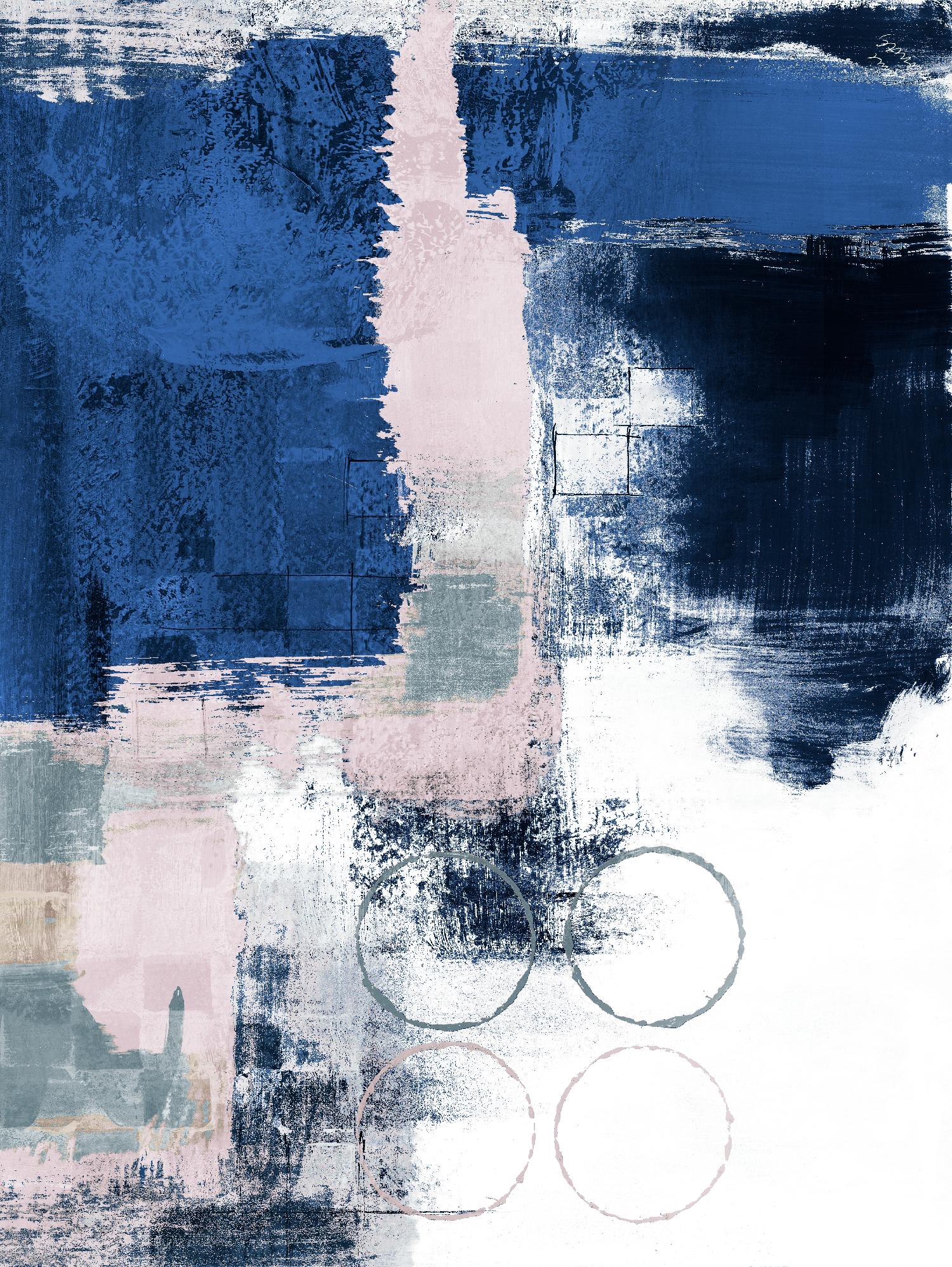 Internal Blues by Lanie Loreth on GIANT ART - abstract 