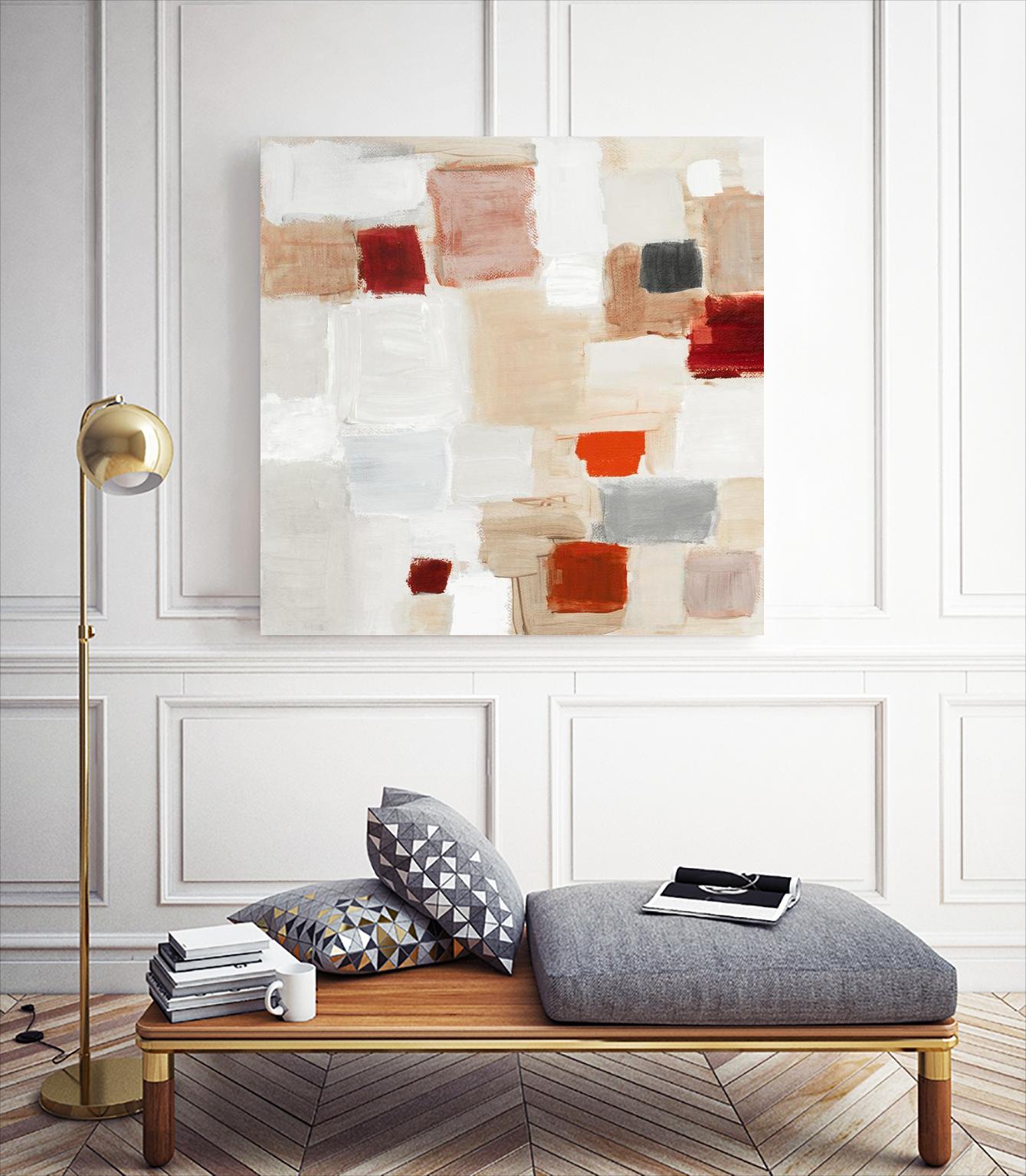 A Cool Moment in Time I by Lanie Loreth on GIANT ART - white abstract