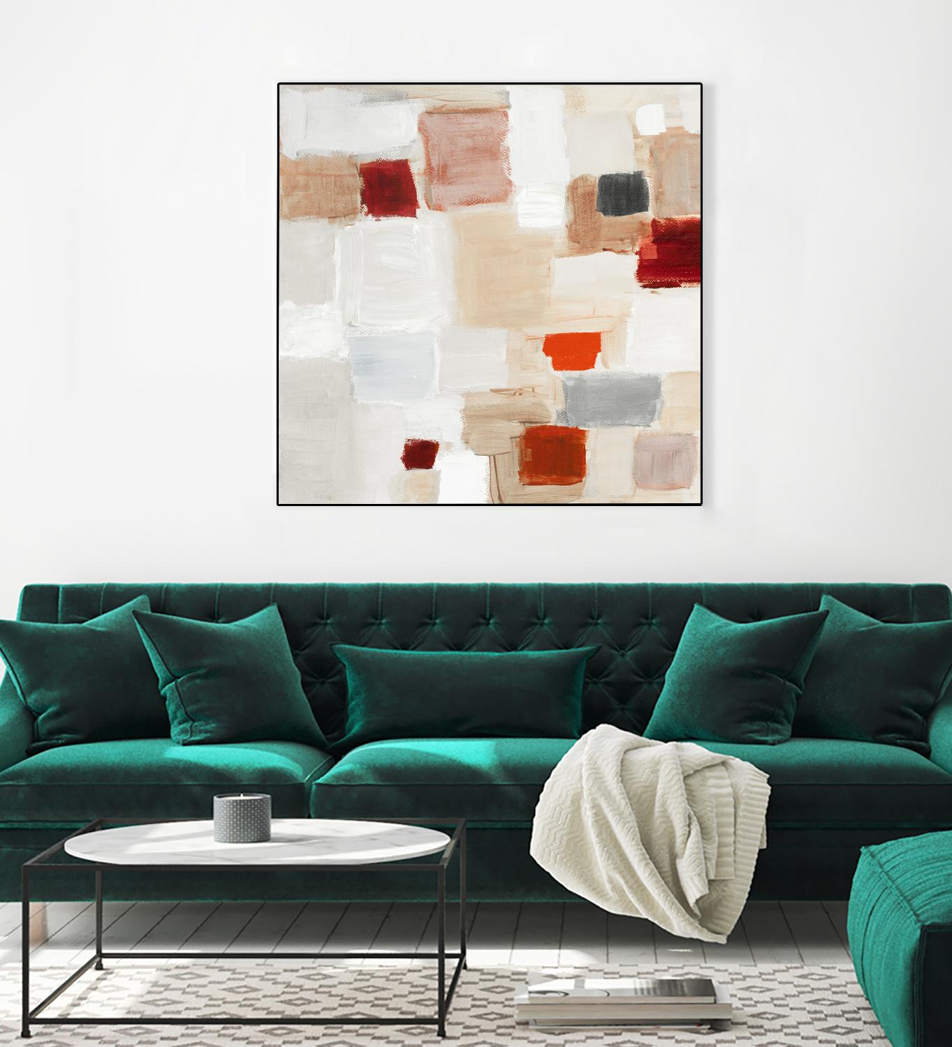 A Cool Moment in Time I by Lanie Loreth on GIANT ART - white abstract
