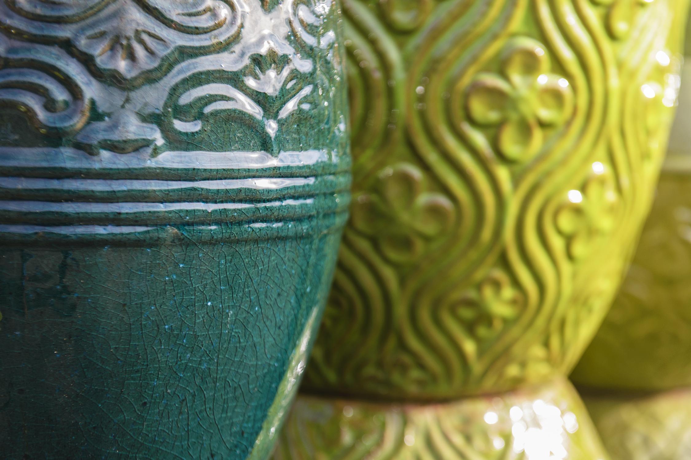 Pottery by Nancy Crowell on GIANT ART - green photo art