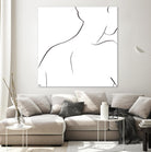 Femme III by Patti Mann on GIANT ART - whites & creams, blacks figurative