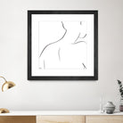 Femme III by Patti Mann on GIANT ART - whites & creams, blacks figurative
