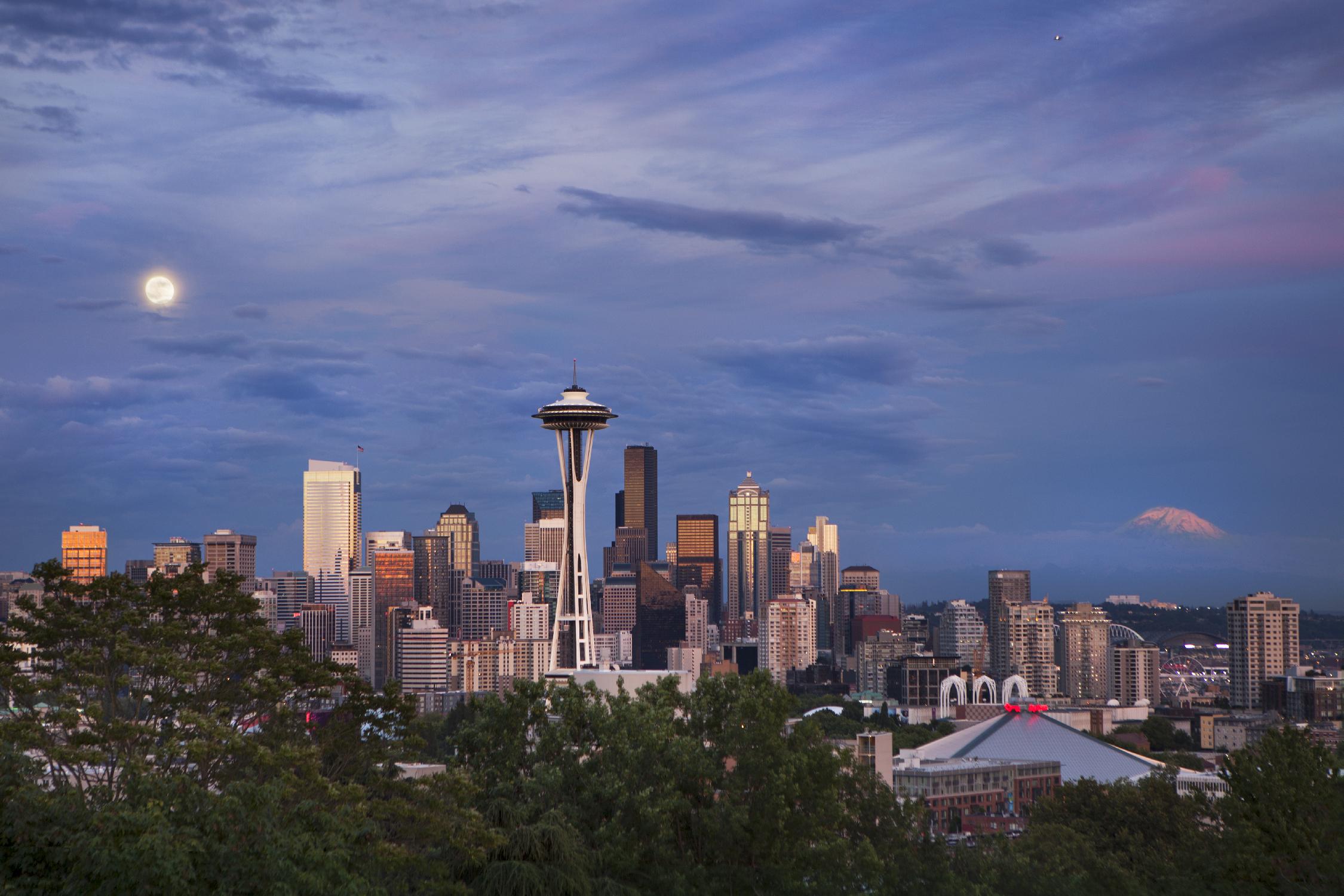 Skyview by Aaron Matheson on GIANT ART - green city scene