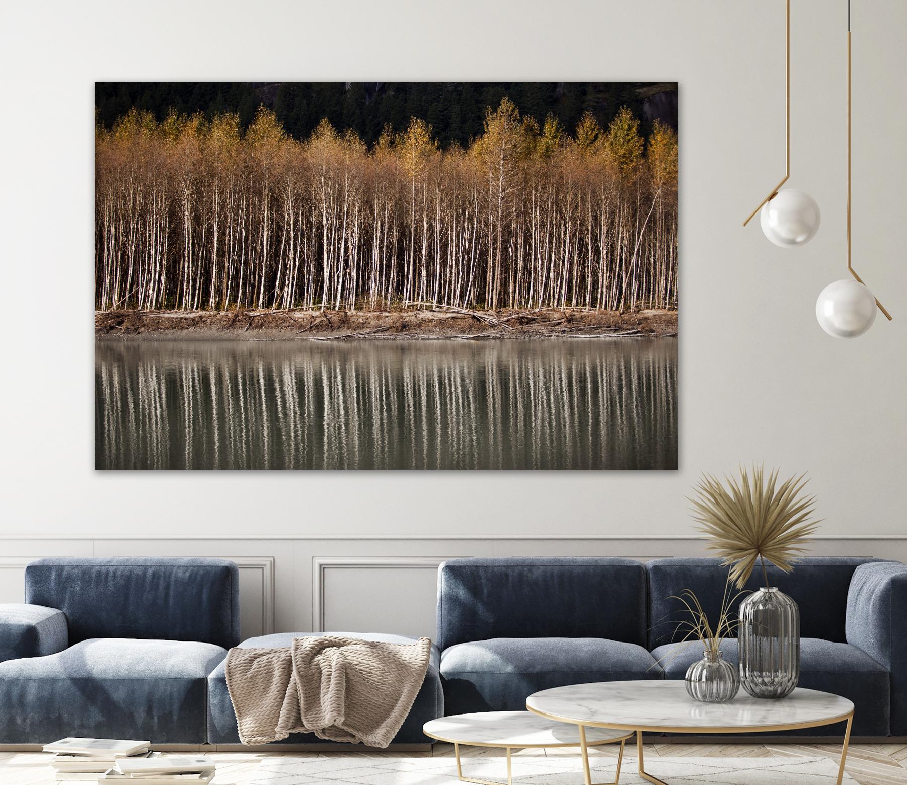 Golden Visions by Aaron Matheson on GIANT ART - grey landscape