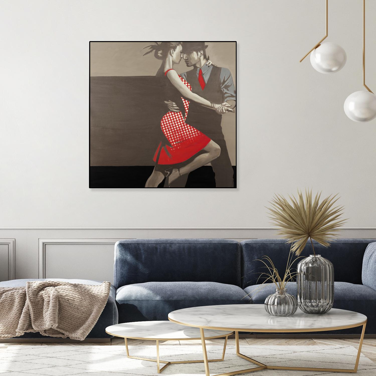 Last Tango by Liz Jardine on GIANT ART - grey men and women