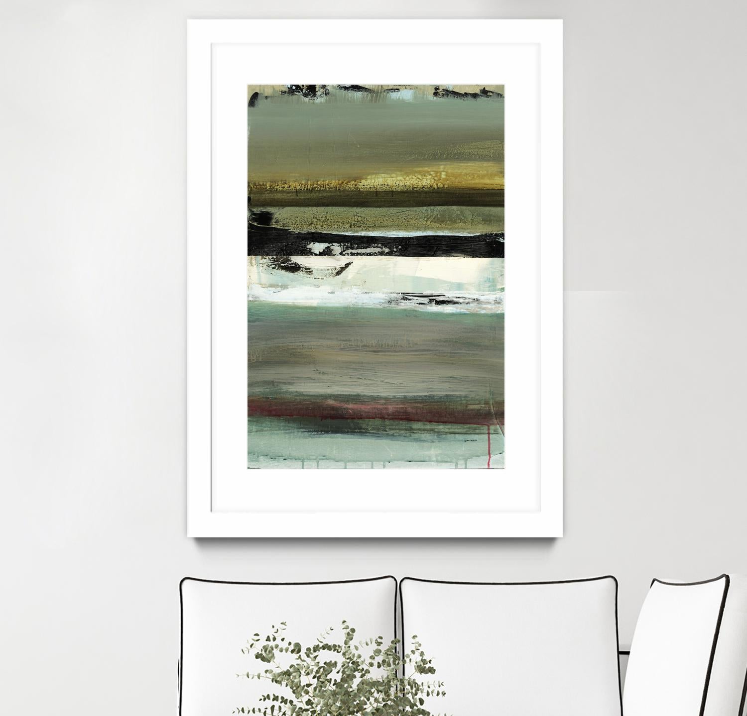 Air Vista I by Sarah Stockstill on GIANT ART - yellow abstract