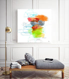 Loving Life IV by Lisa Ridgers on GIANT ART - oranges, greens abstract