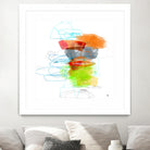 Loving Life IV by Lisa Ridgers on GIANT ART - oranges, greens abstract