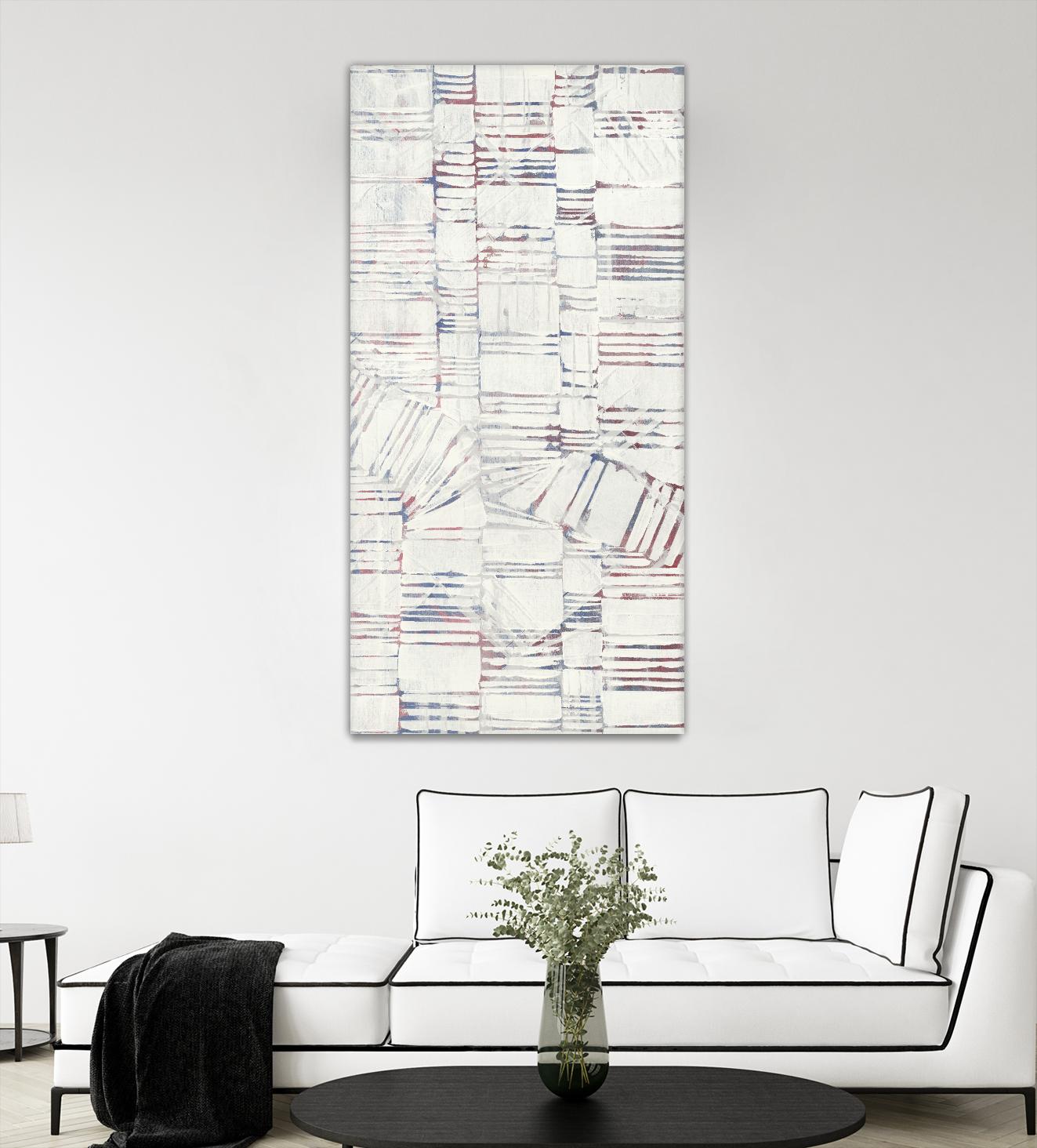 Intersection by John Burrows on GIANT ART - whites & creams geometric shapes
