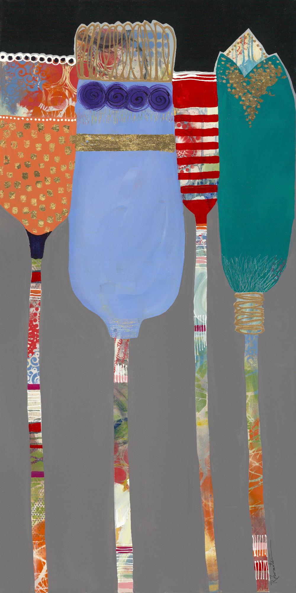 Tall Tulips by Ruth Fromstein on GIANT ART - abstracted florals