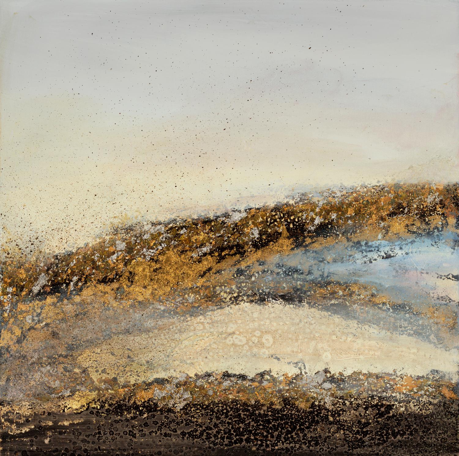 Off Road Adventure by Ruth Fromstein on GIANT ART - metallics abstract landscape abstract landscapes