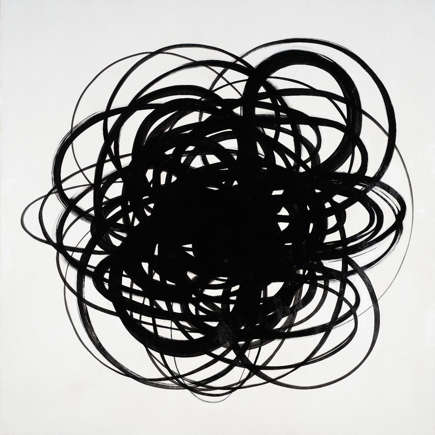 Scribbles II by KC Haxton on GIANT ART - black abstract