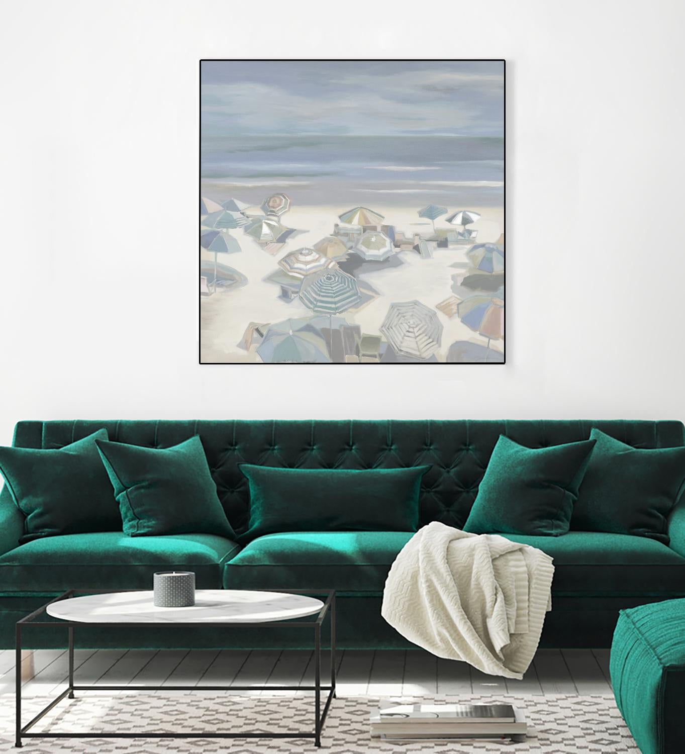Beach Party by Liz Jardine on GIANT ART - blues coastal, tropical
