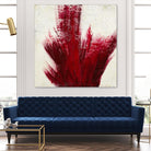 Red Splash by Corrie LaVelle on GIANT ART - beige abstract