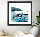 Boats by Beth Ann Lawson on GIANT ART - blues coastal ocean