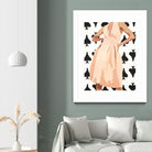 Ms. Thing In Spades by Beth Ann Lawson on GIANT ART - whites & creams figurative woman