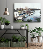 TUESDAY AFTERNOON ON PORTAGE BAY by Bethann Lawson on GIANT ART - blue coastal waterway