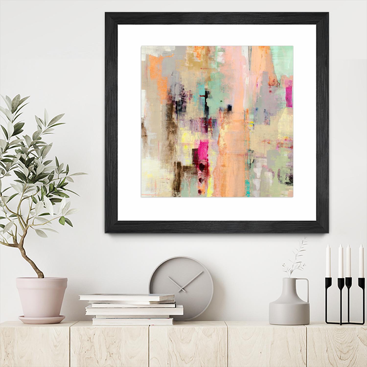 Clear The Air by Nancy Ngo on GIANT ART - blues abstract blues