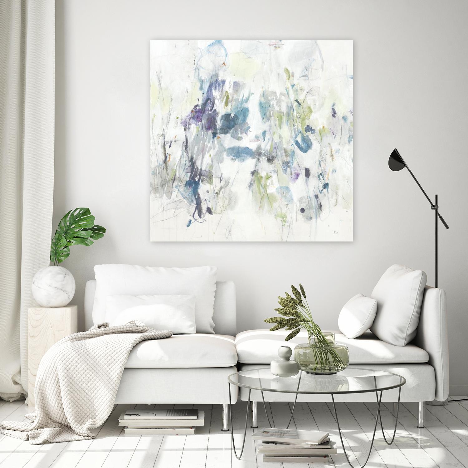 Keep in Touch by Lisa Ridgers on GIANT ART - blues abstract