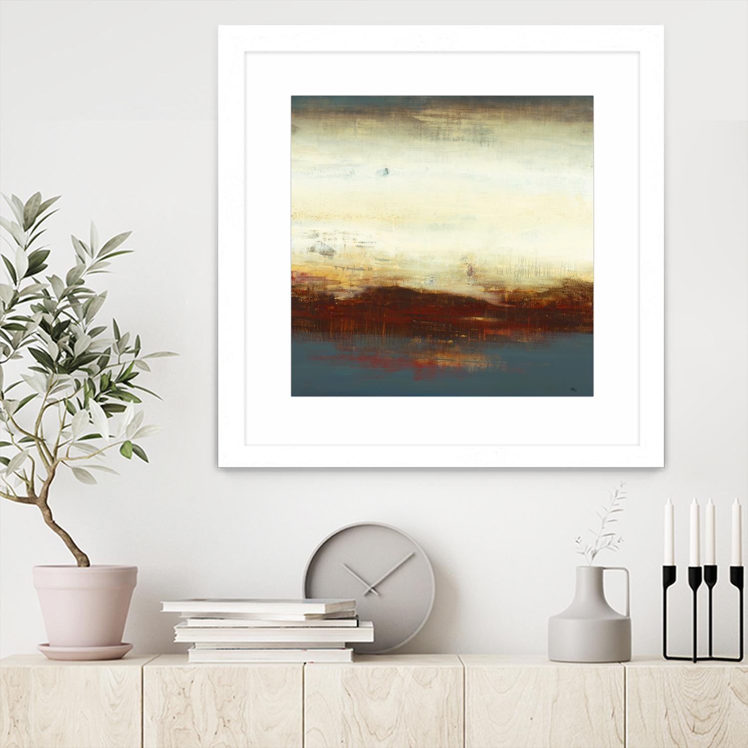 Layers of Life III by Lisa Ridgers on GIANT ART - brown abstract