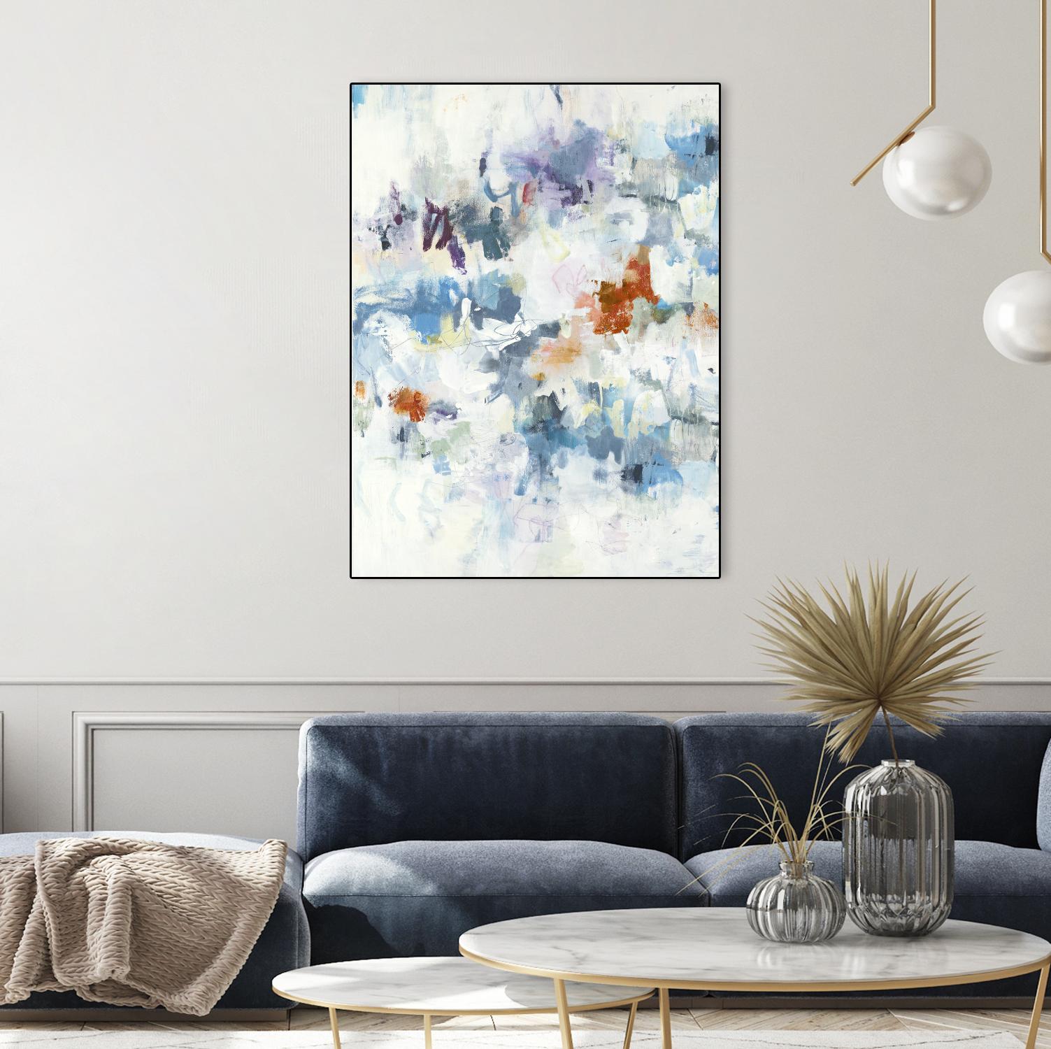 Colour Plays II by Lisa Ridgers on GIANT ART - reds abstract