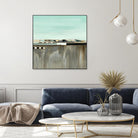 The Hood by Laura Van Horne on GIANT ART - blues abstracted landscapes