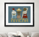 Vintage Bathing Beauties I by June Erica Vess on GIANT ART - blue fashion