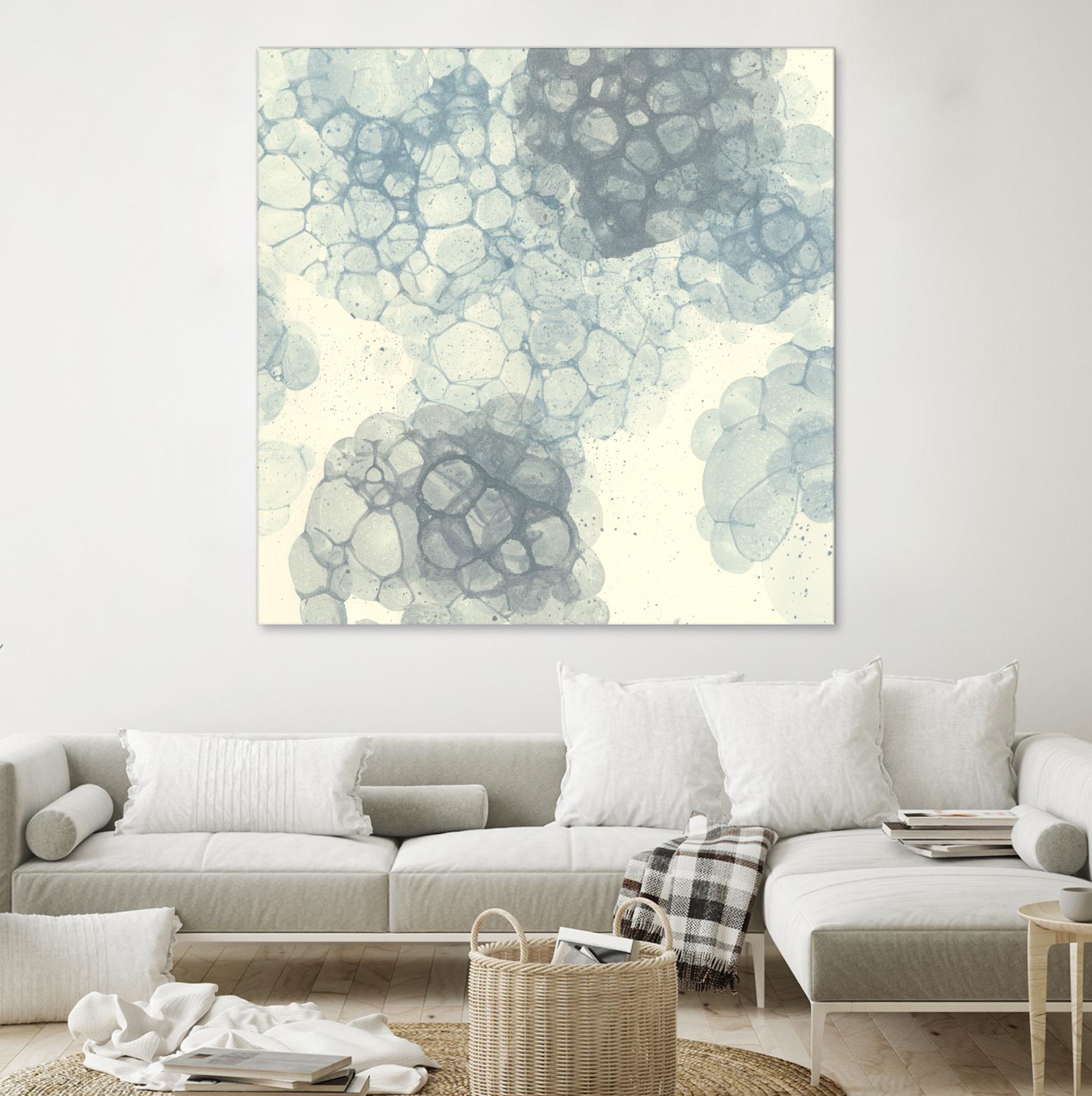 Matrix Study II by Ren�e W. Stramel on GIANT ART - blue abstract