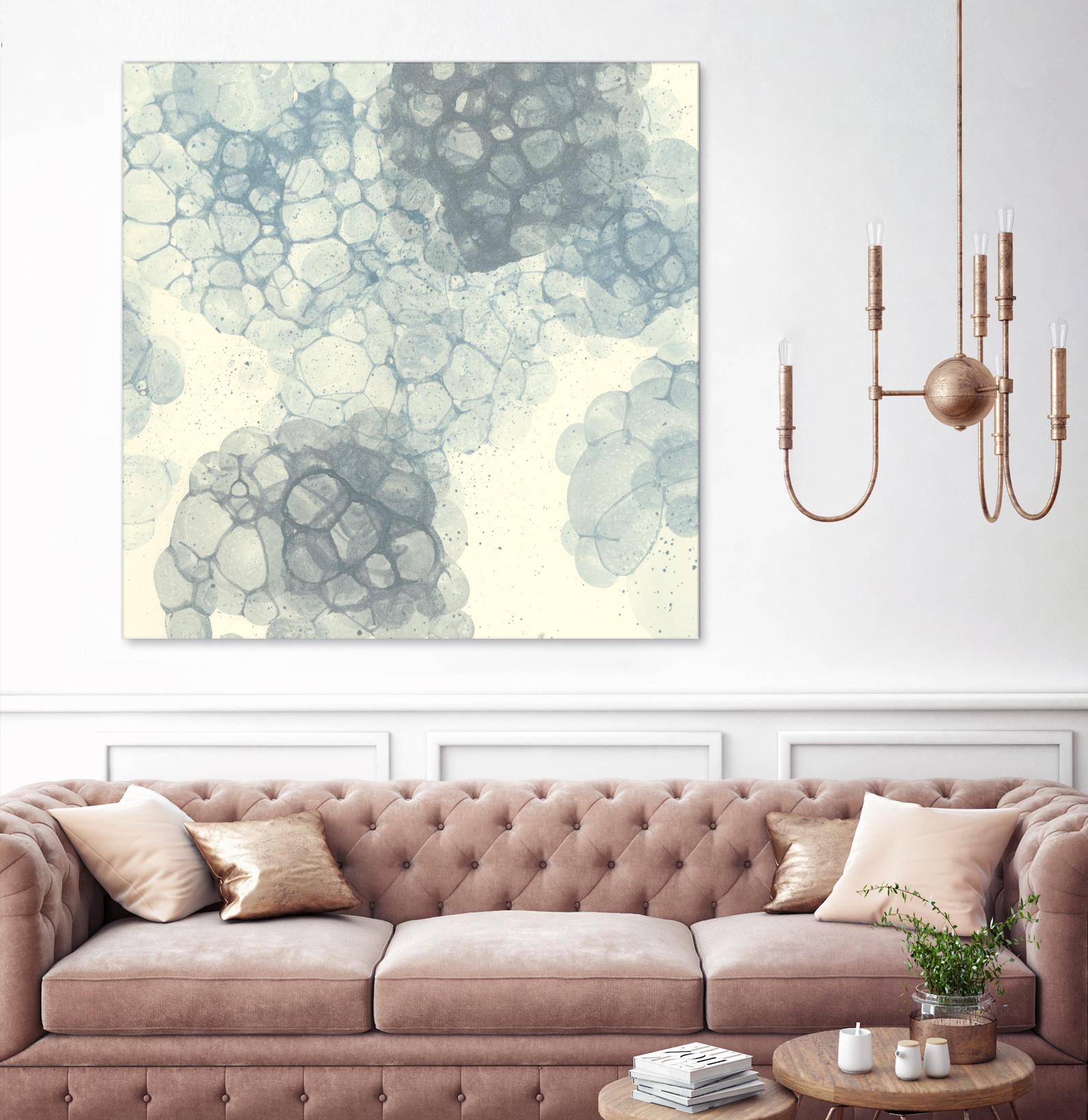 Matrix Study II by Ren�e W. Stramel on GIANT ART - blue abstract