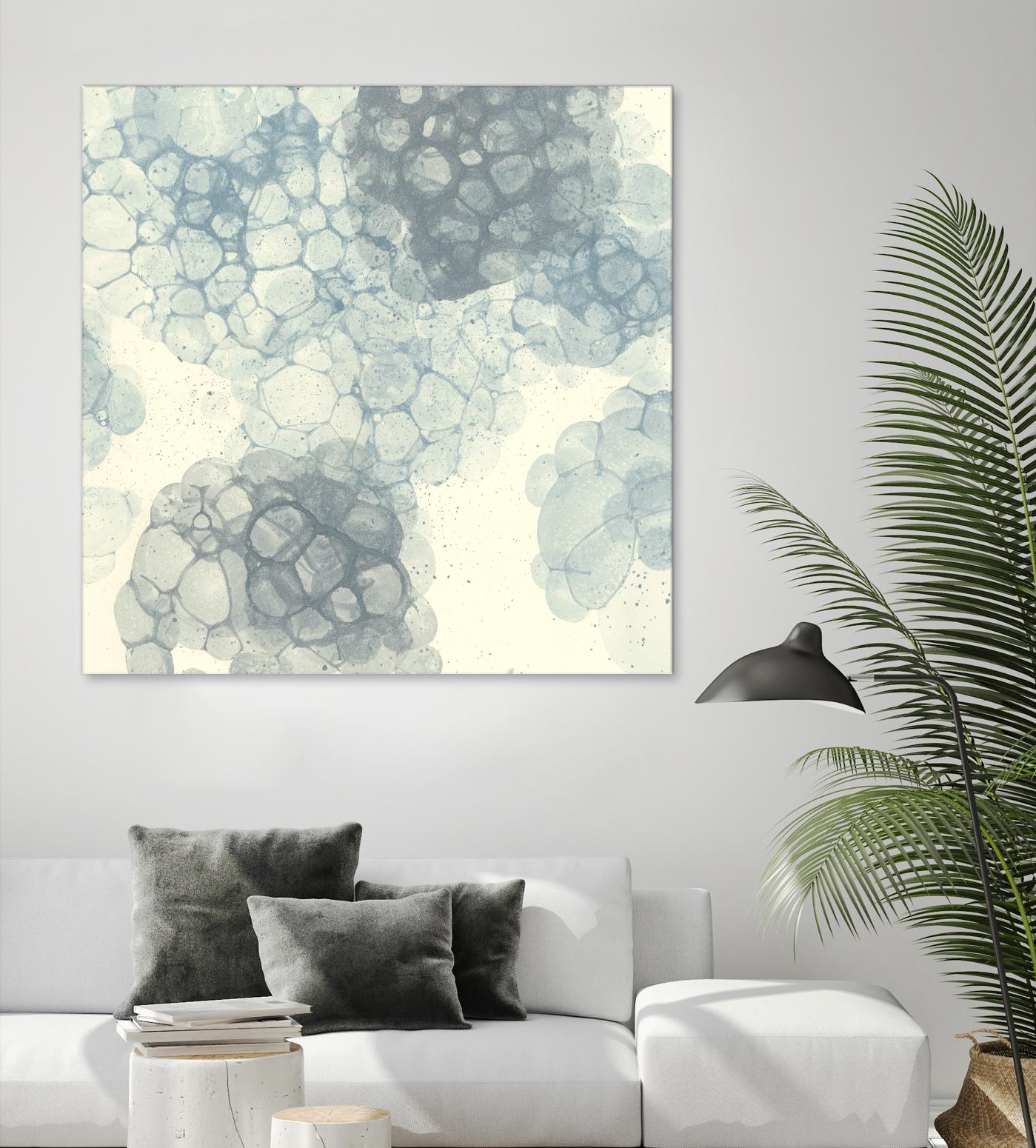 Matrix Study II by Ren�e W. Stramel on GIANT ART - blue abstract